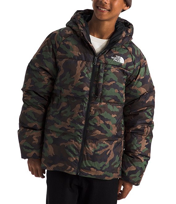 The North Face Little Big Boys 6 16 North Down Hooded Jacket Dillard s