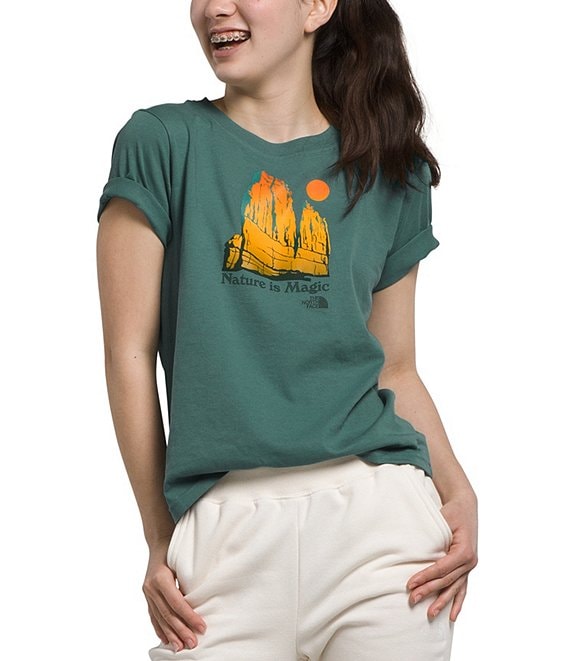 No Boundaries Womens Short Sleeve T-Shirt Size XS (1) Green