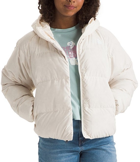 The North Face Little Big Girls 6 18 Long Sleeve North Down Hooded Jacket