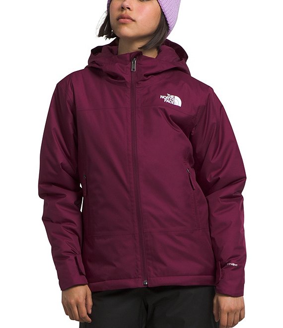 Color:Boysenberry - Image 1 - Little/Big Kids 6-20 Long Sleeve Freedom Insulated Hooded Jacket