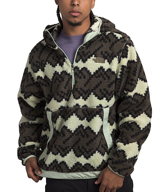 The North Face Long Sleeve Campshire Geometric Print Fleece Hoodie
