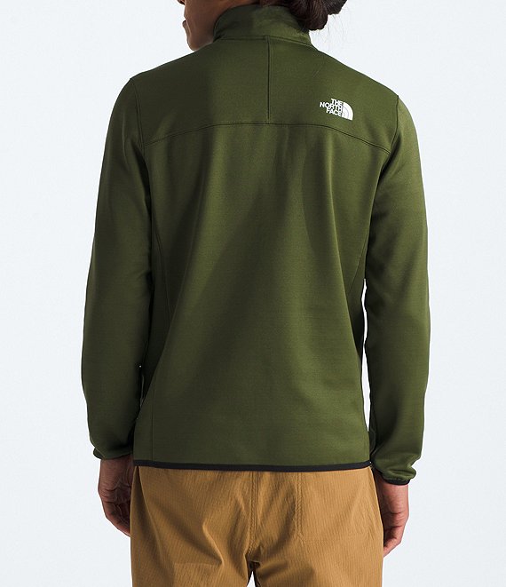 THE NORTH FACE 3XL ベスト オリーブグリーン The North Face Long Sleeve Crest Contrasting Pocket Full-Zip
