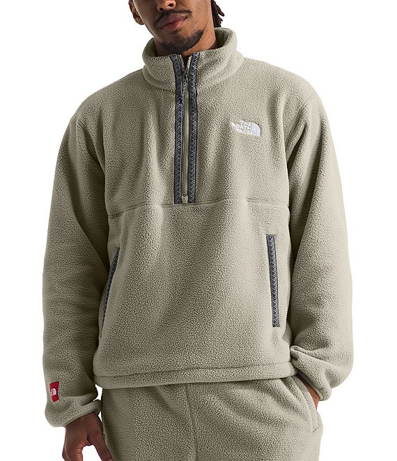 The North Face XXL Gray Pull high quality Over 3/4 Zip Stretch Long Sleeve Lightweight Jacket