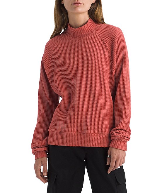 The North Face Long Sleeve Mock Neck Thermal Knit Pullover The North Face Long Sleeve Mock Neck Thermal Knit Pullover