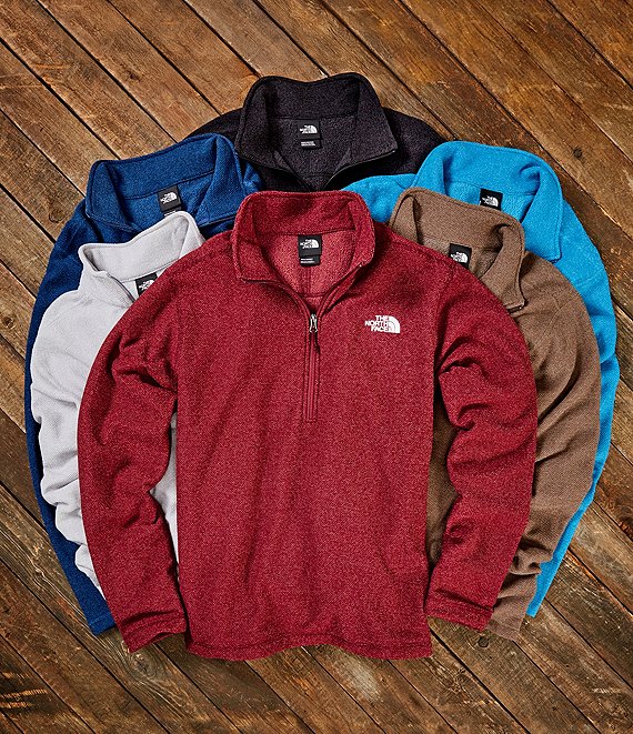 The North Face Jacquard Fleece Cap Rock Quarter Zip Pullover
