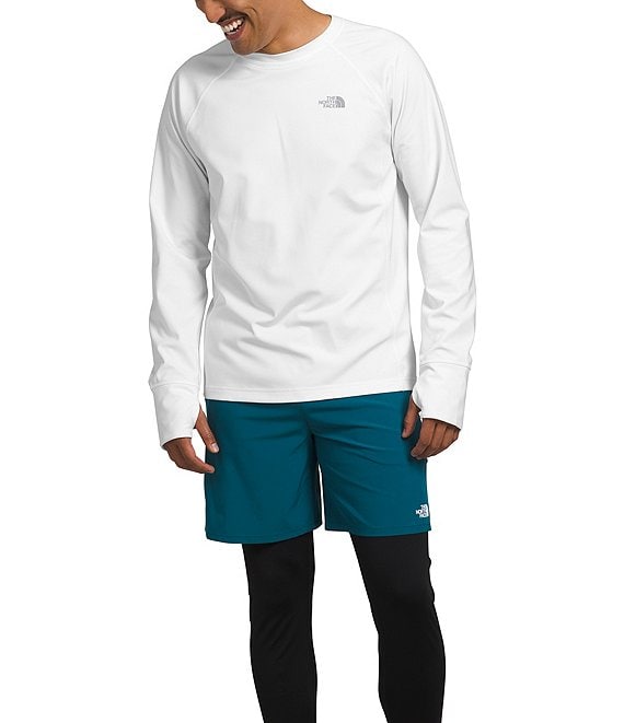 Color:TNF White - Image 1 - Long Sleeve Winter Warm Essential Solid Tee