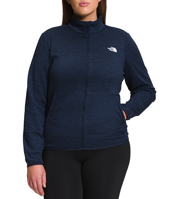 Plus size fleece 2024 zip up jacket