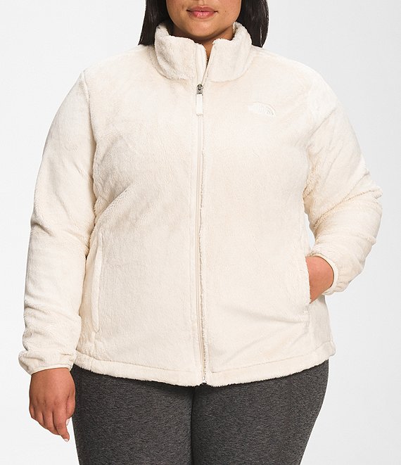 The North Face Plus Size Osito Raschel Fleece Stand Collar Zip Front Jacket