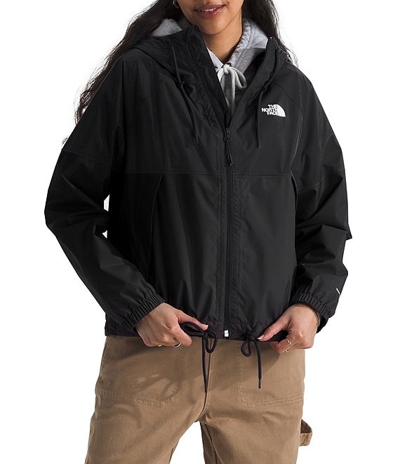 North face womens black waterproof jacket best sale