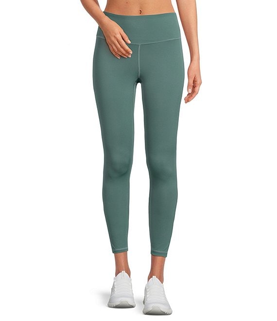 The North Face Flash Dry Green Yoga Cropped Leggings Waist