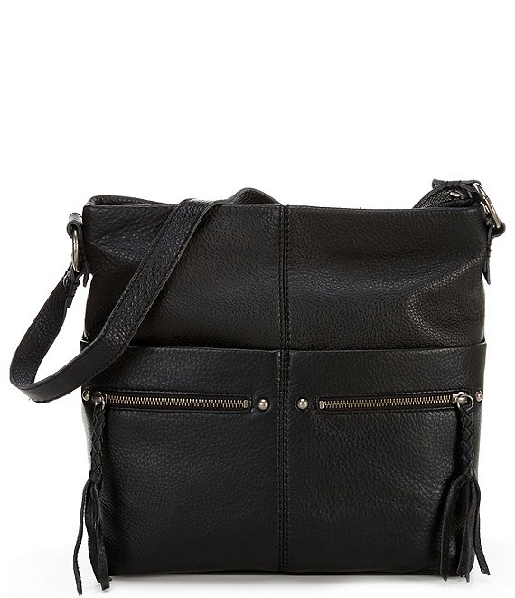 The Sak Collective Ashland Black Zip Top Crossbody Bag | Dillard's
