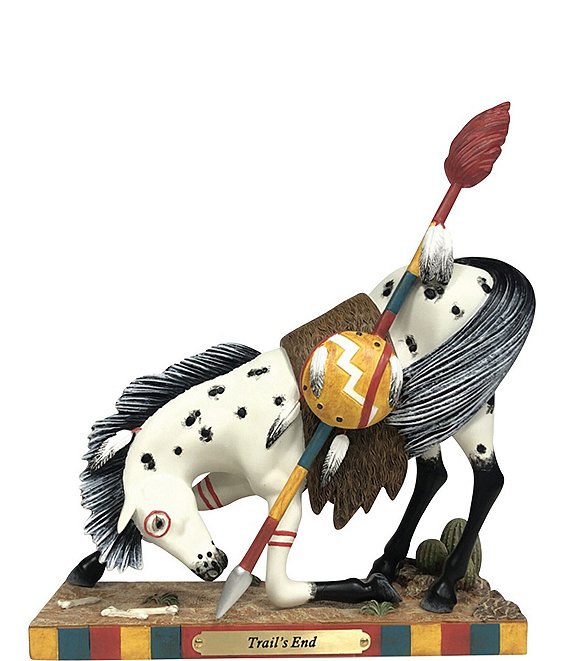 The Trail of Painted Ponies Trail's End Kneeling Horse Figurine | Dillard's