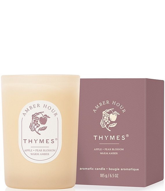 Thymes Amber Hour Poured Aromatic Candle, 6.5 oz.