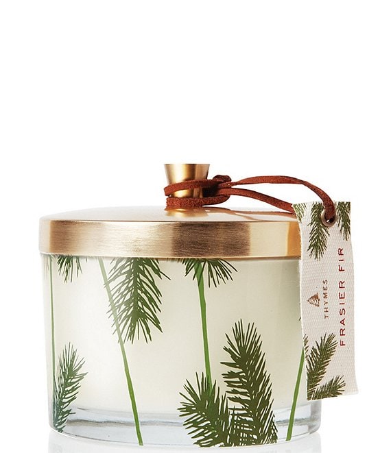 Thymes Frasier Fir Pine Needle 3-Wick Candle, 11.5 oz.