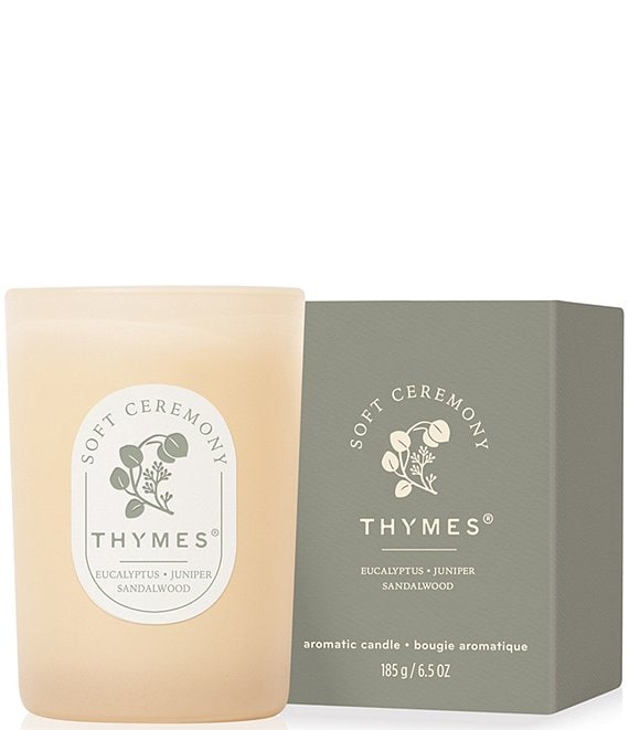 Thymes Soft Ceremony Poured Candle, 6.5 oz.