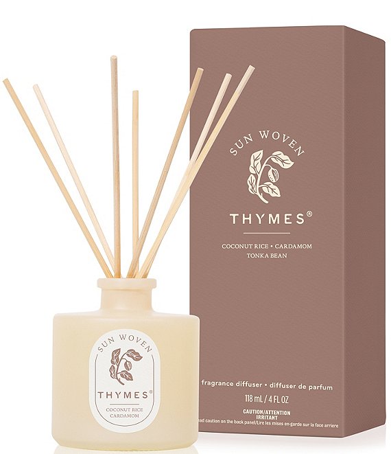 Thymes Sun Woven™ Petite Boxed Reed Diffuser