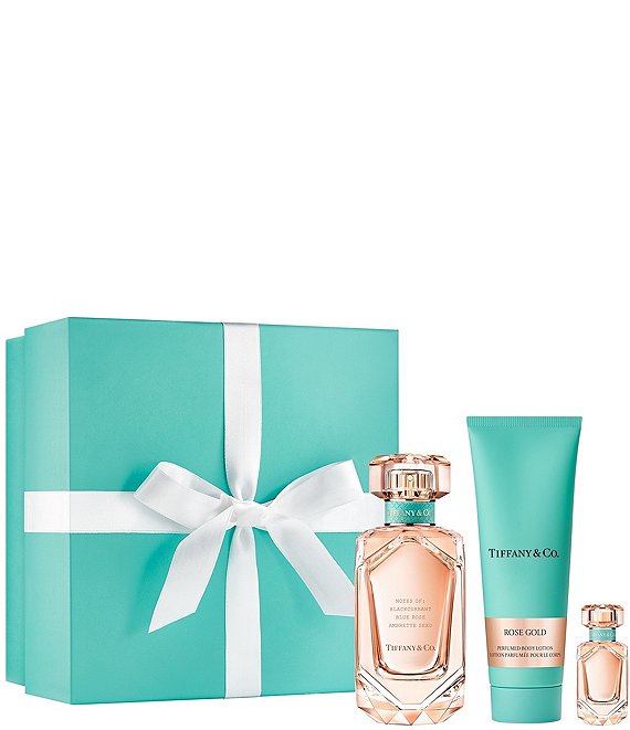 【人気沸騰】 Tiffany & Co. Rose Gold Eau de Parfum 3-Piece Prestige Gift 香水(女性用)