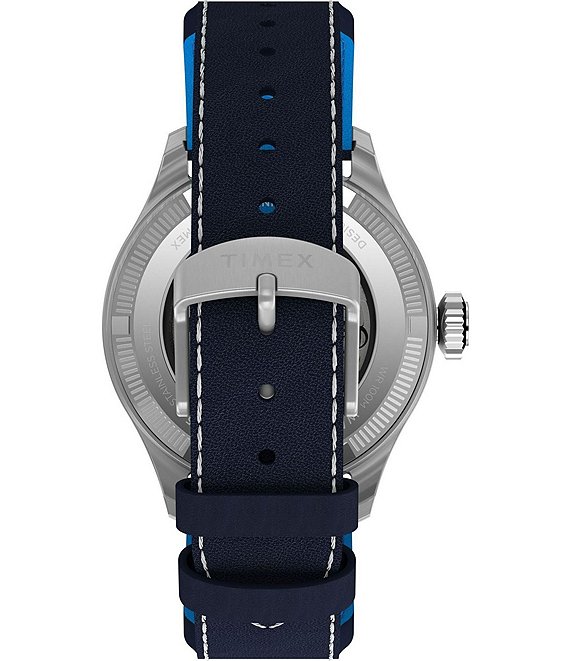 Timex Men's Waterbury Automatic Leather Strap Watch | Dillard's