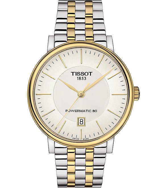 Tissot carson clearance powermatic 80 gold