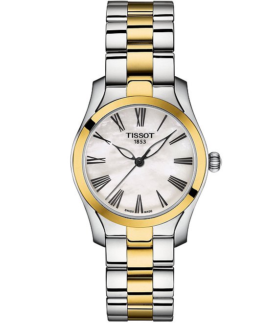 Tissot Women s T Wave Two Tone Bracelet Watch Dillard s