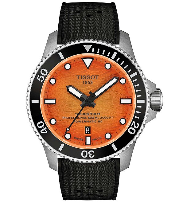 Tissot Men's Seastar GTS 2000 Powermatic 80 Automatic Rubber Strap