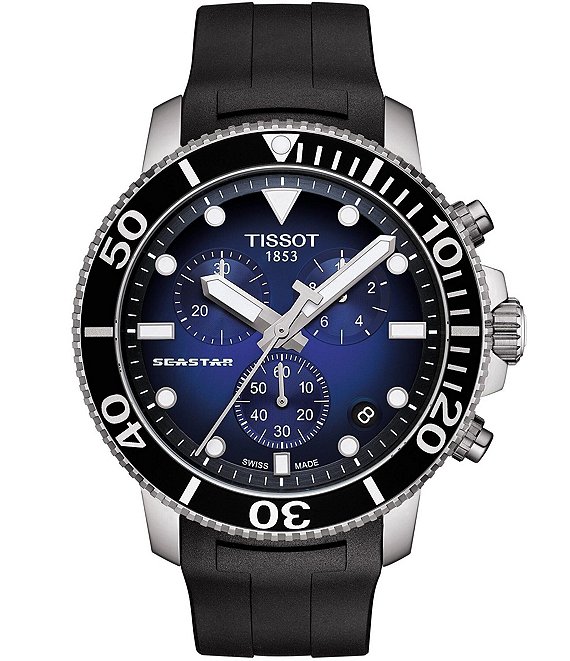 Tissot Seastar 100 Chronograph Watch Dillard s