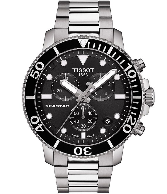 Tissot seastar cheap black