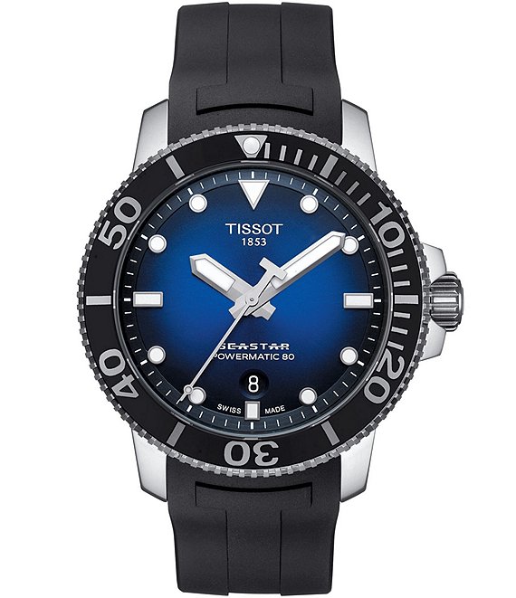 Tissot Seastar 1000 Powermatic Rubber Watch Dillard s