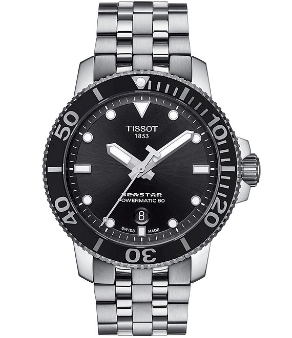 Tissot Seastar 1000 Powermatic Stainless Steel Watch Dillard s