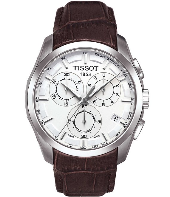 Tissot Couturier Chronograph Watch Dillard s