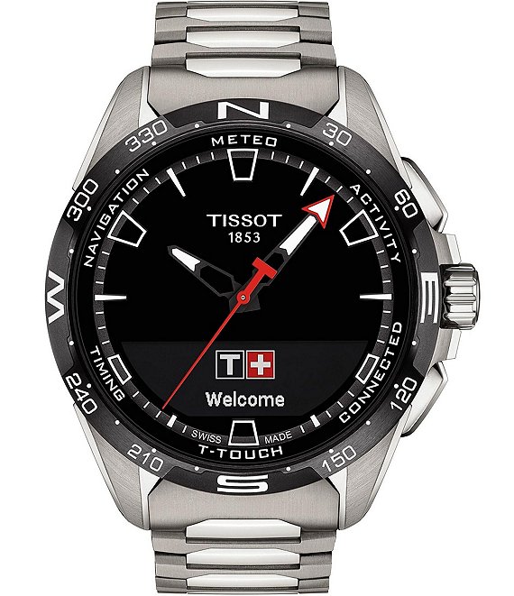 Color:Silver - Image 1 - T-Touch Connect Solar Watch
