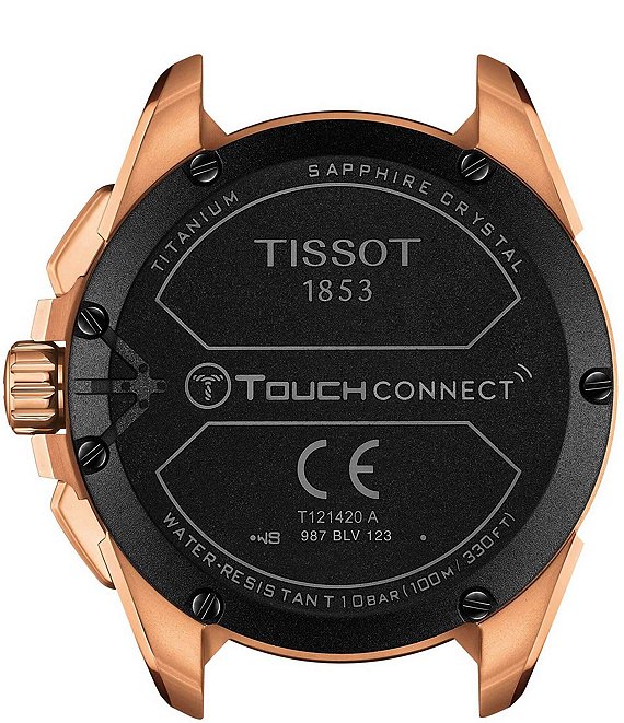 Tissot T-Touch Connect Black Dial Solar Watch | Dillard's