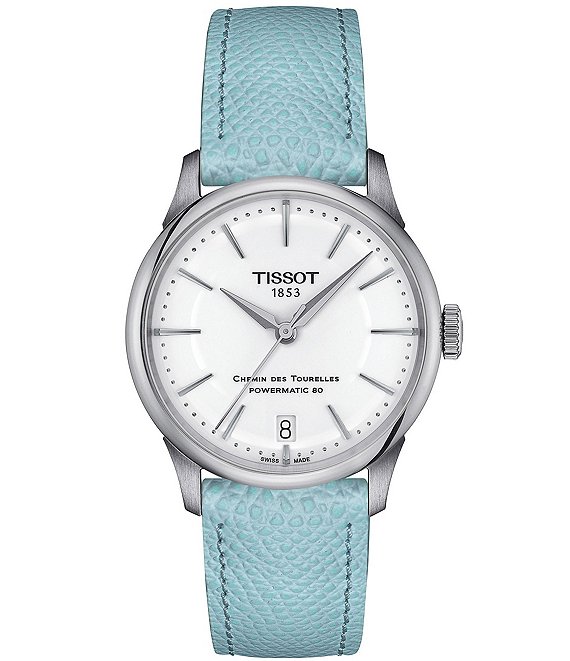 Tissot women's leather outlet strap