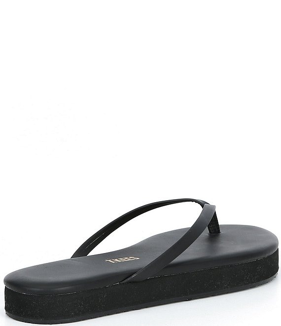 TKEES Lily Leather Platform Flip Flops | Dillard's