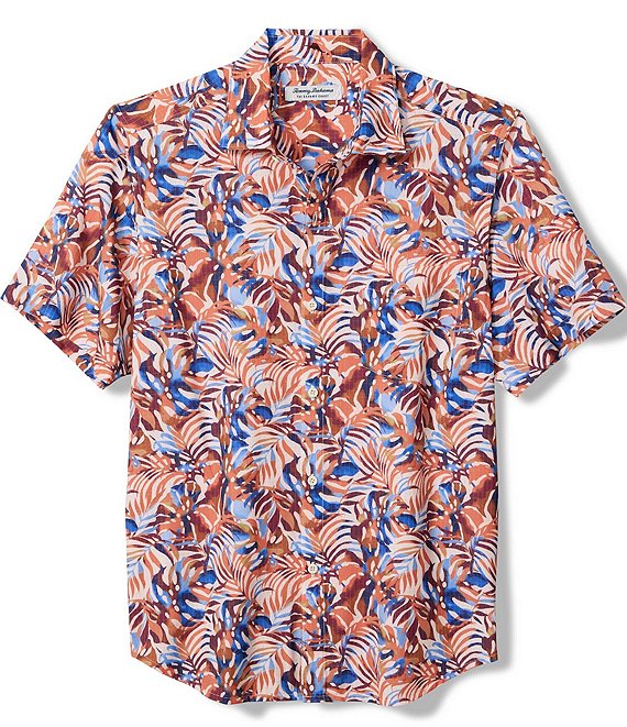 Tommy Bahama Bahama Coast Royal Palms Short Sleeve Woven Shirt
