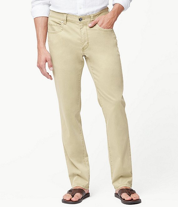 Color:Khaki - Image 1 - Big & Tall Boracay 5-Pocket Chino Pants