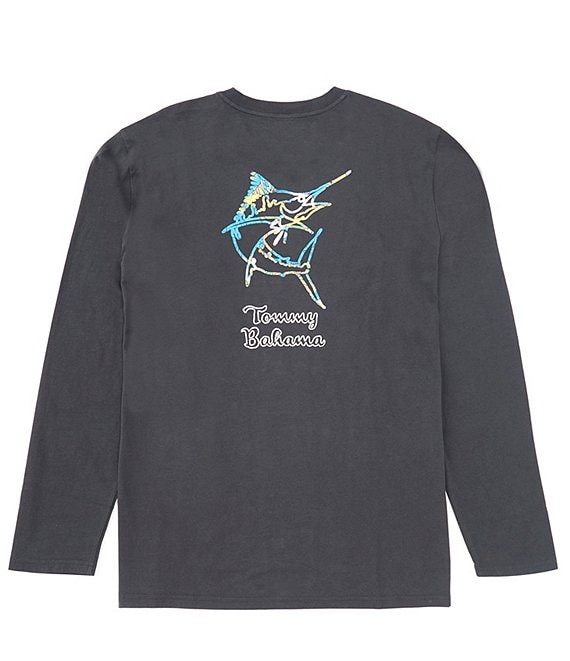 Tommy Bahama Big & Tall Florescent Fronds Marlin Long Sleeve T-Shirt ...