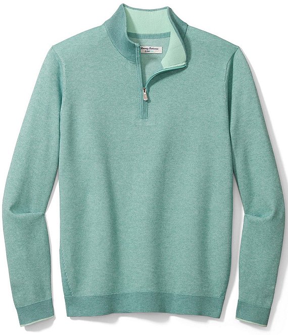 Tommy Bahama Big & Tall IslandZone Coolside Quarter-Zip Pullover ...