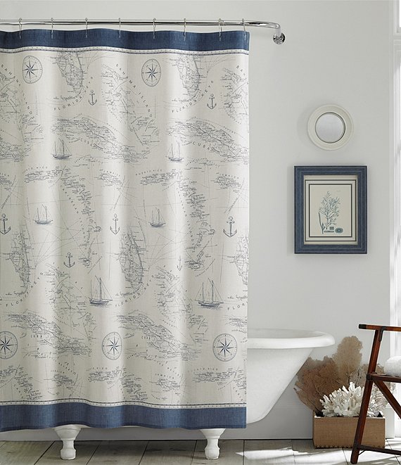 Tommy Bahama Caribbean Sea Shower Curtain