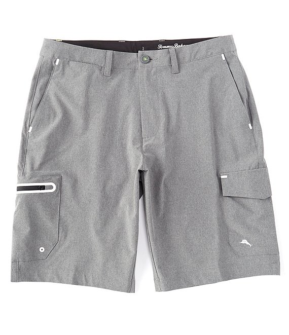 Color:Coal - Image 1 - Cayman Isles Cargo 10#double; Inseam Shorts