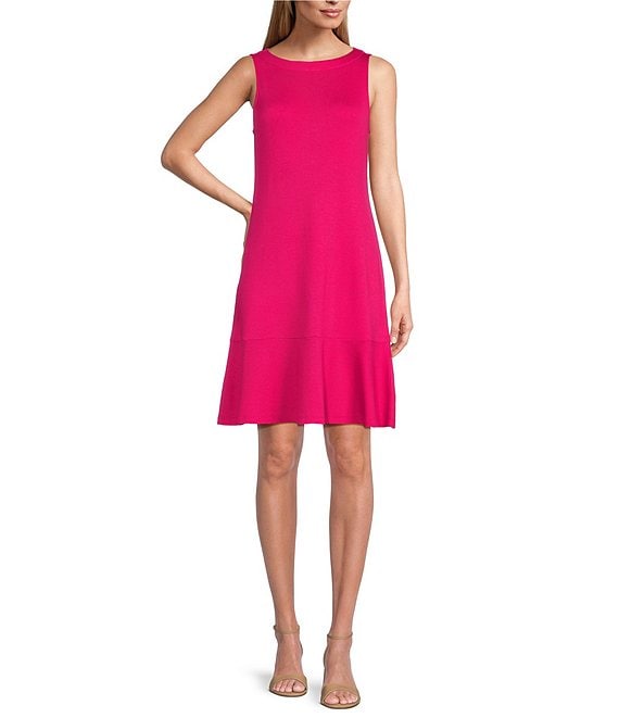 Tommy Bahama Darcy Solid Crew Neck Sleeveless Sheath Dress | Dillard's