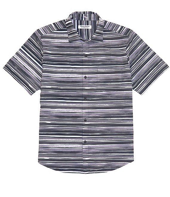 Tommy Bahama IslandZone Bahama Coast Ripple Tides Short Sleeve Woven ...