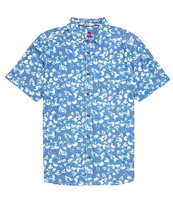 Tommy Bahama IslandZone Flora Camp Short Sleeve Woven Shirt | Dillard's