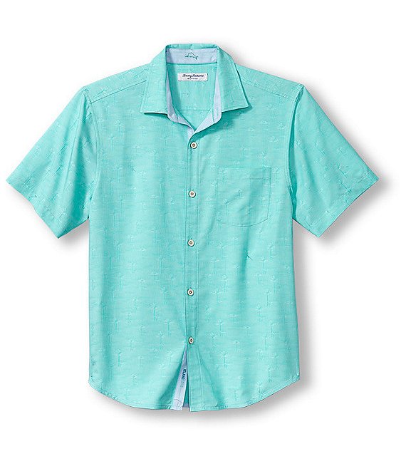 Tommy Bahama IslandZone Mojito Bay Palm Row Short Sleeve Woven Shirt ...