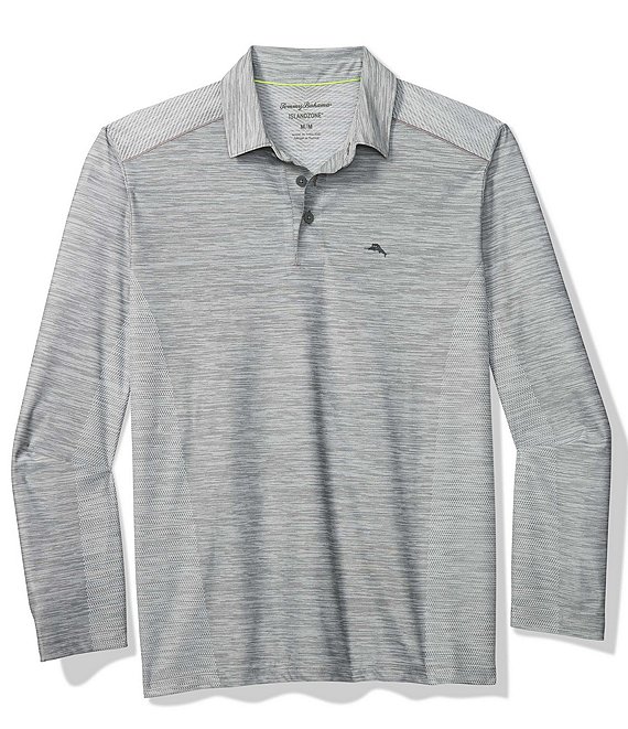 Tommy Bahama IslandZone® Performance Palm Coast Long Sleeve Polo Shirt ...