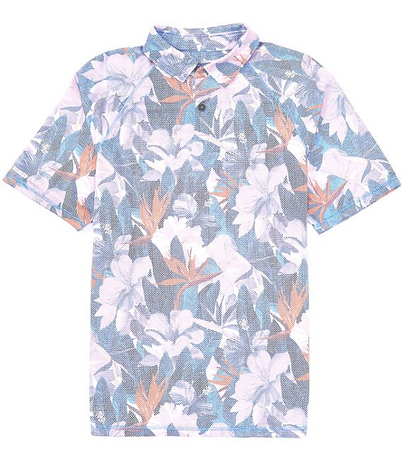 Tommy Bahama IslandZone Rainforest Bay Short Sleeve Polo Shirt | Dillard's