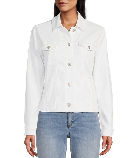 White Stretch Denim Jacket | CORFU Jeans – Corfu Jeans