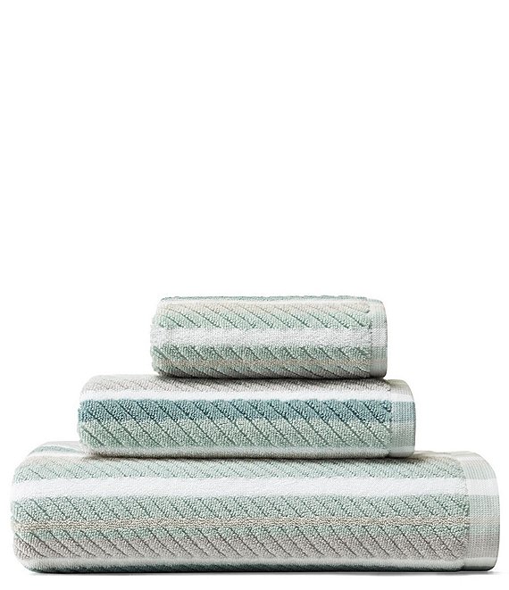 Tommy Bahama Ocean Bay Stripe 3-Piece Towel Set - Bay Blue