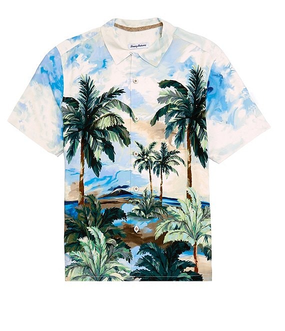 Tommy Bahama Palm Dreaming Short Sleeve Woven Camp Shirt | Dillard's