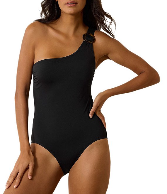  Beyond Control One Shoulder One Piece Swimsuit Women